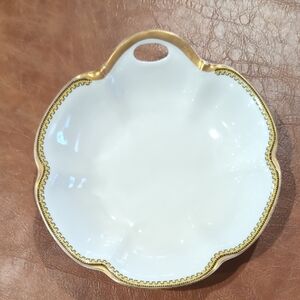 Haviland Limoges France Anjou Collection Rare Candy Dish Nappy Bowl Dish 6.25"